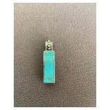 Sterling Turquoise Pendant