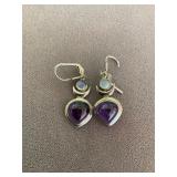 Sterling Gemstone Earrings