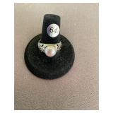 Sterling Pearl Ring