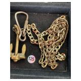 Anchor Key Chain and Necklace