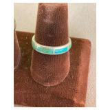 Turquoise Sterling Band
