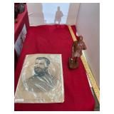 Stonewall Jackson Statue and Grant Print