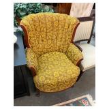 Vintage Gold Arm Chair