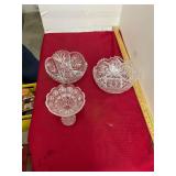 3 Piece Cut Crystal Lot