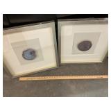 Framed Geodes Wall Hangings