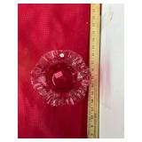 Cranberry Art Glass Vase
