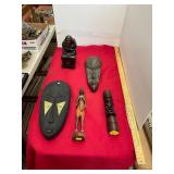 African Carved Lot