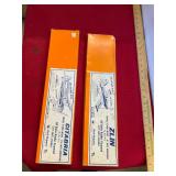 2 Vintage Plane Models