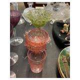 Pink Depression Glass Lot