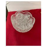 2 Cut Crystal Serving Pieces