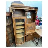 Antique Oak Secretary Bookcase