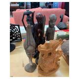 Wooden Carvings Lot