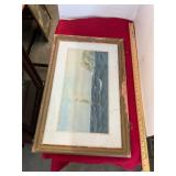 Signed Ocean Print