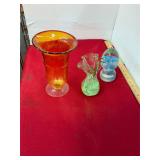 3 Piece Art Glass Lot