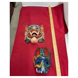 2 Wooden Carved Masks