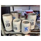 Vintage Beer Steins