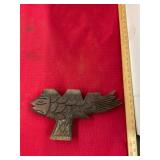 Carved Wooden Fish Candle Holder