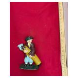 Cast Iron Golfer Door Stop