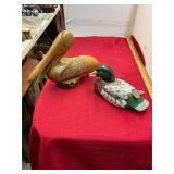 Wooden Duck and Pelican