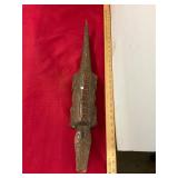 Carved Wooden Alligator