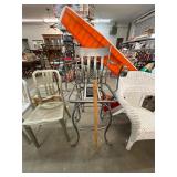 Iron Swivel Bar Stool