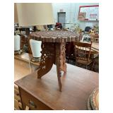 Carved India Table