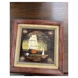 Painted Ship Tile