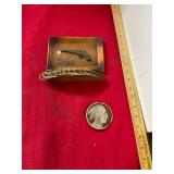 Remington Pistol Tie Holder and Indian Buckle