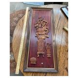 Teak East Asian Carvings