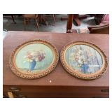 2 Antique Round Frames