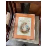 Jack and Jill Antique Framed Book