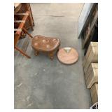 Vintage Pink Scale and Foot Stool