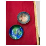 Enamel over Copper MCM Plate and Bowl