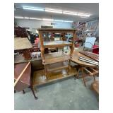 Leather Top Coffee Table and End Tables