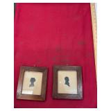 2 Vintage Silhouettes