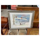 Winter at Rices Hughletts Tavern Local Art