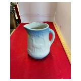 Salt Glazed Pottery Deer Pitcher