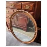 Antique Oval Mirror