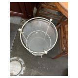 Glass and Iron Plant Stand