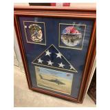 Military Patches and Shadow Box Display