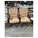 Pair of Rolling Chairs