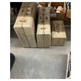 3 Vintage Suitcases