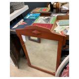 Vintage Maple Mirror
