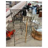 Pair of Iron Bar Stools
