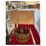 Wishing Well Basket Copper Roof