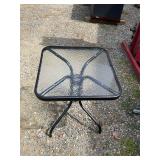 Square Glass Top Table