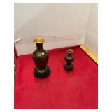 2 Cloisonne Vases