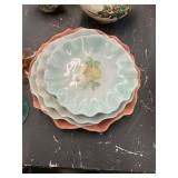 Rubel and Co and Poppy Trail Ruffled Edge Plates
