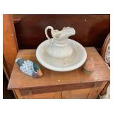 Wash Bowl and Pitcher and Ducks