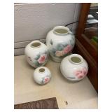 Set of 4 East Asian Vases